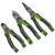 Premier AK8376HV High Leverage Pliers Set 3pc - Green