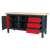 Sealey AP1905B Workbench with 3 Drawers, 1 Cupboard & Open Storage