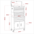 American Pro AP2200BBSTACK Topchest, Mid-Box Tool Chest & Rollcab Stack 9 Drawer - Red