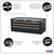 American Pro AP223B Mid-Box Tool Chest 3 Drawer - Black
