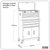 American Pro AP22BKCOMBO Topchest & Rollcab Combination 6 Drawer with 170pc Tool Kit - Black