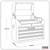 Premier AP28104 Retro Style Topchest 4 Drawer