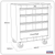 Premier AP28204BWS Retro Style Rollcab 4 Drawer - Blue with White Stripes