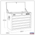 American Pro AP3505TB Topchest 5 Drawer - Black/Grey