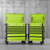 Superline Pro AP366HV Tool Trolley 6 Drawer - Green