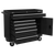 American Pro AP4106B Rollcab 6 Drawer - Black