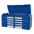 Premier AP41104BWS Retro Style Wide Topchest 4 Drawer - Blue with White Stripes