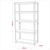 Sealey AP6500 Racking Unit with 5 Shelves 500kg Capacity Per Level