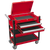 Superline Pro AP760M Heavy-Duty Mobile Tool & Parts Trolley with Lockable Top & 2 Drawers - Red