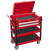 Superline Pro AP760M Heavy-Duty Mobile Tool & Parts Trolley with Lockable Top & 2 Drawers - Red