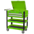 Superline Pro AP760MHV Heavy-Duty Mobile Tool & Parts Trolley with Lockable Top & 2 Drawers - Green