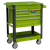 Superline Pro AP890MHV Heavy-Duty Mobile Tool & Parts Trolley with 5 Drawers and Lockable Top - Hi-Vis Green