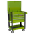 Superline Pro AP890MHV Heavy-Duty Mobile Tool & Parts Trolley with 5 Drawers and Lockable Top - Hi-Vis Green
