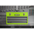 American Pro AP9243BBHV Tool Chest 3 Drawer - Green/Grey