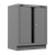 Superline Pro APMS33BE Black Edition Modular Floor Cabinet 2 Door 680mm