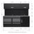 Premier APMSCOMBO4SS Storage System with Stainless Worktop 2.33m