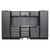 Superline Pro APMSSTACK03SS Storage System with Stainless Worktop 3.24m