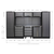 Superline Pro APMSSTACK03SS Storage System with Stainless Worktop 3.24m