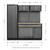 Superline Pro APMSSTACK10W Storage System with Pressed Wood Worktop 1.96m