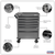 Superline Pro APMWS2 Rollcab 6 Drawer with Vice Base - Grey/Black