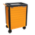 Superline Pro APPD7O Push-To-Open Rollcab 7 Drawer - Orange