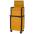 Superline Pro APPDSTACKO Push-To-Open Topchest & Rollcab Combination 11 Drawer - Orange