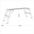Sealey APS2 Aluminium 2-Tread Folding Platform - EN 131-4