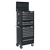 Superline Pro APSTACKTB Topchest, Mid-Box Tool Chest & Rollcab Combination 14 Drawer - Black