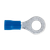 Sealey BT26 Easy-Entry Ring Terminal 6.4mm (1/4"), Blue - Pack of 100