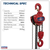 Sealey CB3000 3m Chain Block 3 Tonne