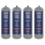 Sealey CO21KGD4 Disposable Carbon Dioxide Gas Cylinder 1.3kg - Pack of 4