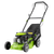 Dellonda DG100 Hand-Propelled Petrol Lawnmower Grass Cutter, 127cc 16"/41cm 4-Stroke
