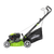 Dellonda DG100 Hand-Propelled Petrol Lawnmower Grass Cutter, 127cc 16"/41cm 4-Stroke
