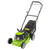 Dellonda DG100 Hand-Propelled Petrol Lawnmower Grass Cutter, 127cc 16"/41cm 4-Stroke