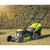 Dellonda DG101 Self-Propelled Petrol Lawnmower Grass Cutter with Height Adjustment & Grass Bag 144cc 18"/46cm 4-Stroke Engine