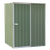 Dellonda DG114 Galvanized Steel Storage Shed with Pent Style Roof 151 x 151 x 200cm - Green