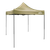 Dellonda DG126 Premium 2x2m Pop-Up Gazebo, Heavy Duty, PVC Coated, Water-Resistant Fabric, Supplied with Carry Bag, Rope, Stakes & Weight Bags - Beige Canopy