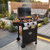 Dellonda DG13 2 Burner Gas BBQ Grill with Piezo Ignition & Thermometer
