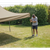 Dellonda DG130 Premium 3 x 3m Pop-Up Gazebo, PVC Coated, Water-Resistant Fabric, Supplied with Carry Bag, Rope, Stakes & Weight Bags - Beige Canopy