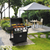 Dellonda DG15 4 Burner Gas BBQ Grill with Piezo Ignition & Thermometer