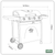 Dellonda DG15 4 Burner Gas BBQ Grill with Piezo Ignition & Thermometer