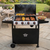 Dellonda DG15 4 Burner Gas BBQ Grill with Piezo Ignition & Thermometer