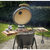 Dellonda DG159 Deluxe 22"(56cm) Ceramic Kamado Style BBQ with Wheeled Stand