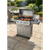 Dellonda DG17 4+1 Burner Deluxe Gas BBQ Grill with Piezo Ignition & Thermometer - Stainless Steel