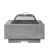 Dellonda DG193 Square MgO Fire Pit with BBQ Grill, Safety Mesh Screen - Dark Grey