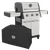 Dellonda DG230 3 Burner Deluxe Gas BBQ Grill with Piezo Ignition & Thermometer & Cover - Stainless Steel