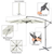 Dellonda DG265 Banana Parasol with Cover 3m - Cream