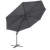 Dellonda DG267 Cantilever Parasol with 360° Rotation, Tilt & Cover 3m - Grey