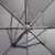 Dellonda DG267 Cantilever Parasol with 360° Rotation, Tilt & Cover 3m - Grey