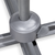 Dellonda DG267 Cantilever Parasol with 360° Rotation, Tilt & Cover 3m - Grey